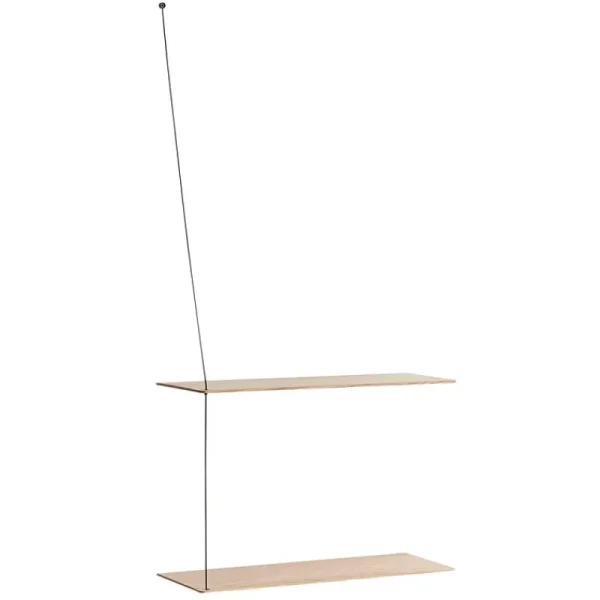 Form & Refine Regale-Woud Stedge Regal, 60 cm, Eiche weiß pigmentiert, lackiert