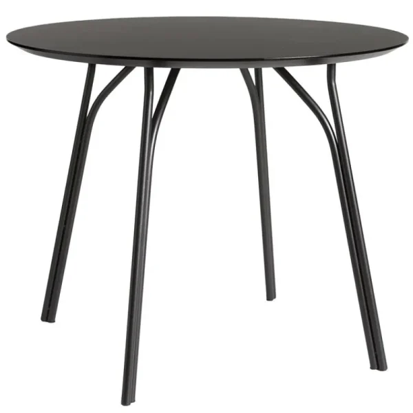 New Works Tische-Woud Tree Esstisch, rund, 90 cm, schwarz