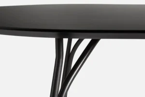 New Works Tische-Woud Tree Esstisch, rund, 90 cm, schwarz