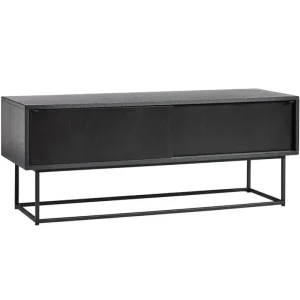 Lundia Aufbewahrungsmöbel-Woud Virka Sideboard, niedrig, Schwarz