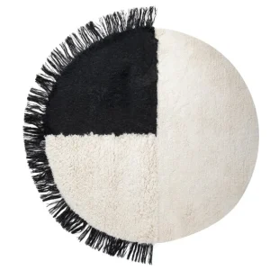 Woven Works Teppiche Und Läufer^Arc Teppich, Schwarz und Weiß