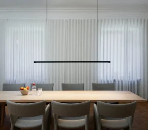 Audo Copenhagen Deckenleuchten-Wästberg w181 Linier Pendelleuchte, 3000 K, dimmbar, Schwarz