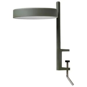 Wu00e4stberg Bürobeleuchtung | Schreibtischlampen^Wästberg w182 Pastille c1 Klemmleuchte, Olivgrün