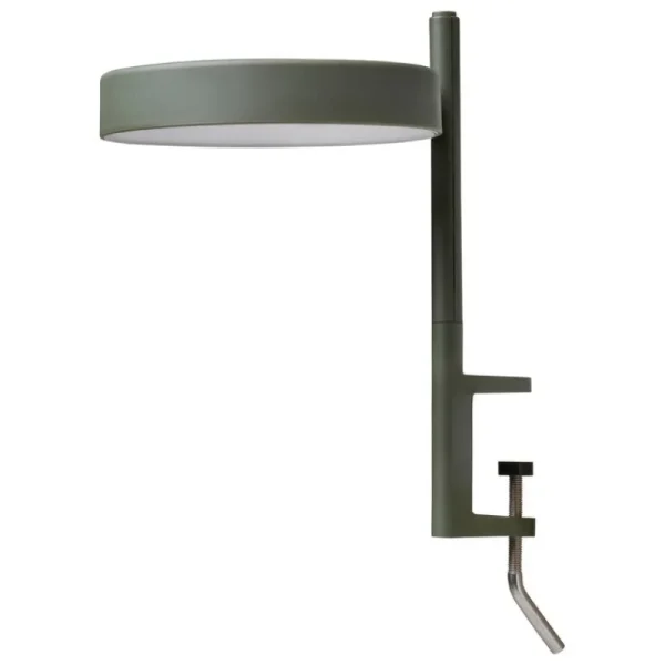 Wu00e4stberg Bürobeleuchtung | Schreibtischlampen^Wästberg w182 Pastille c1 Klemmleuchte, Olivgrün