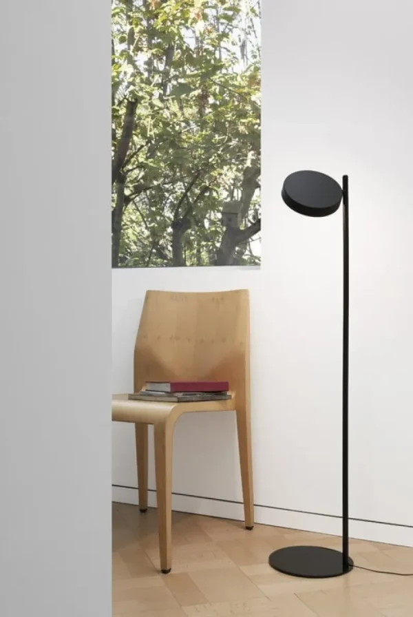 Vitra Stehleuchten-Wästberg w182 Pastille f2 Stehleuchte, Graphitschwarz
