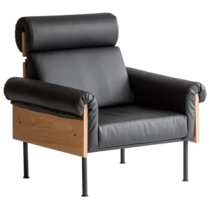 Yrju00f6 Kukkapuro Sofas Und Liegen | Sitzgelegenheiten-Yrjö Kukkapuro Ateljee Kopfstütze, schwarzes Leder