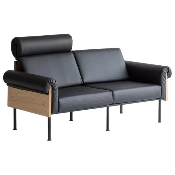 Yrju00f6 Kukkapuro Sofas Und Liegen | Sitzgelegenheiten-Yrjö Kukkapuro Ateljee Kopfstütze, schwarzes Leder