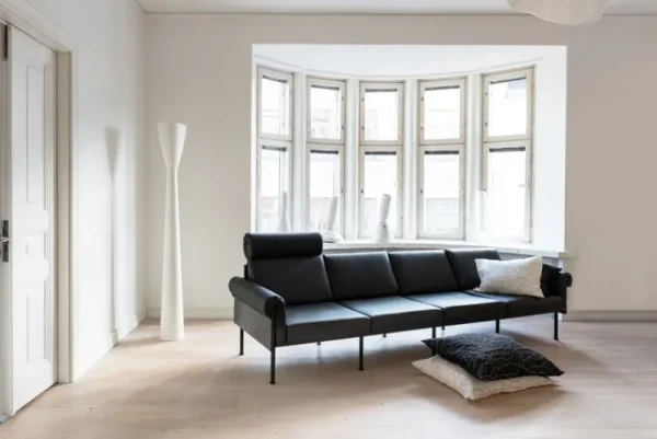 Yrju00f6 Kukkapuro Sofas Und Liegen | Sitzgelegenheiten-Yrjö Kukkapuro Ateljee Kopfstütze, schwarzes Leder