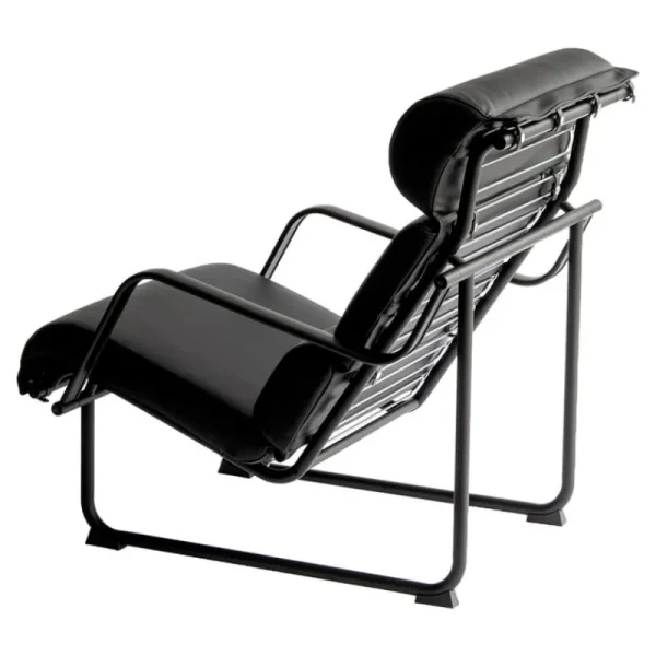 Made by Choice Sitzgelegenheiten-Yrjö Kukkapuro Remmi Loungesessel, Schwarz - schwarzes Leder