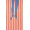 ZigZagZurich Badezimmertextilien^Legs XL Handtuch, 100 x 180 cm, mehrfarbig